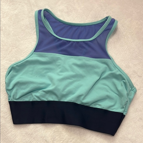 Aerie Blue and Purple Sports Bras Seamless Support - Picture 8 of 9